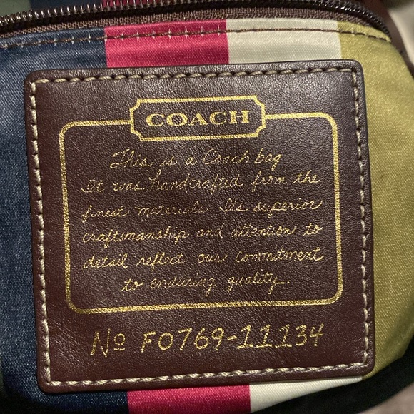 coach legacy shoulder flap 65th anniversary bag - Picture 4 of 14